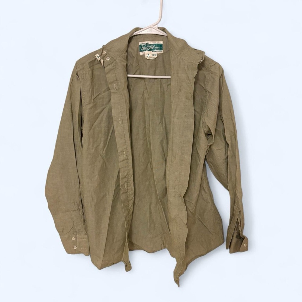 Olive Button Down Shirt